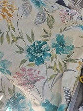 Dunelm Floral Lined Eyelet