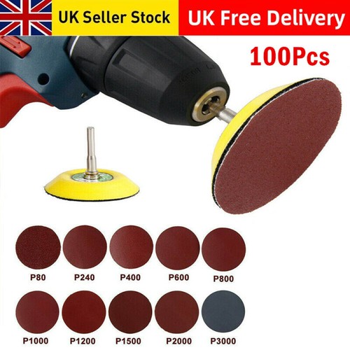 3in 100pcs sanding discs - 3in,