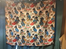 1 Pair Vintage Paddington Curtains. Circa 1976. Wardle Fabrics 