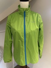 Muddy Fox Cycling Jacket  Lime Green Full Zip Windbreaker Size 13 Years