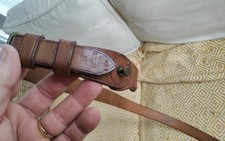 Sam Browne leather strap