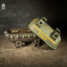 Industrial Aluminium Ex RAF Shipping Capsule Military Storage Crate Trough