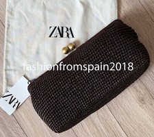 ZARA NEW WOMAN WOVEN CLUTCH