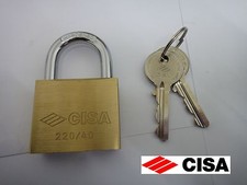 PADLOCK 40mm CISA OPEN SHACKLE