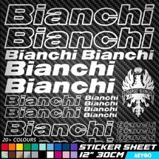 19x BIANCHI Vinyl Decal