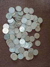 100 x BRITISH SIX PENCE COINS ALL DATED 1947 ONWARDS