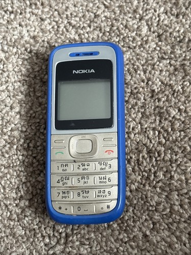 Nokia 1200 blue - nokia, mobile