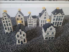 7 x KLM Delft Blue miniture