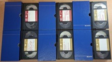 Betamax Video Tape Bundle - 6 x TDK L750 & L500 - Used / Re-recordable - #8