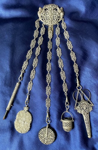 Antique victorian long silver - antique,