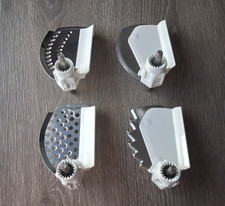 BRAUN SET OF CUTTING / GRATING BLADES FOR FOOD PROCESSOR 4262