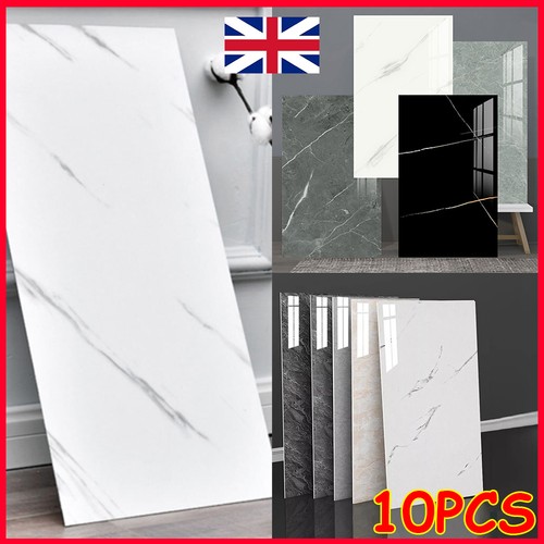 10x pvc marble tiles - pvc, sticker