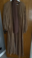 Golden Brown Women’s Abaya with stone works For Wedding And Parties Size 54