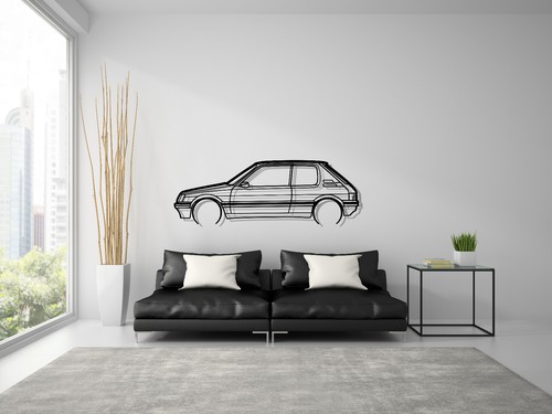 205 silhouette steel wall - silhouette,