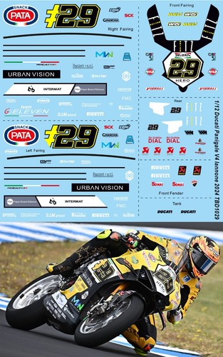 Decals for ducati - 1/12,