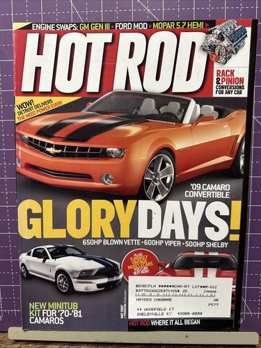 Hot rod magazine may - magazine,