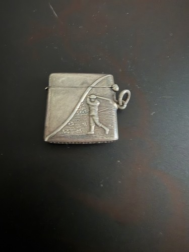 Vintage solid silver golf - vintage,