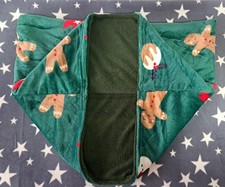 Christmas Handmade Snuggle bag/sack. Size L 60x100cm Washable 30℃, Reversable