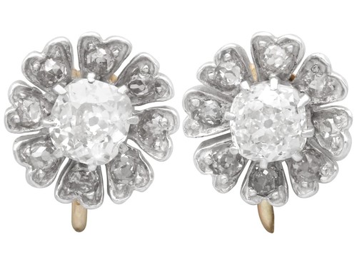 54ct diamond silver and - 1.54ct,