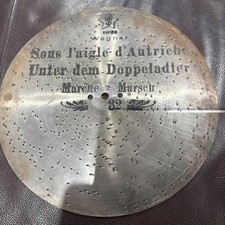Antique Music Box Tin Disc Swiss - Wagner 