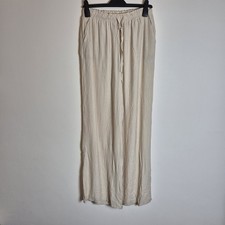 Zara S Cream Shirred Crinkle
