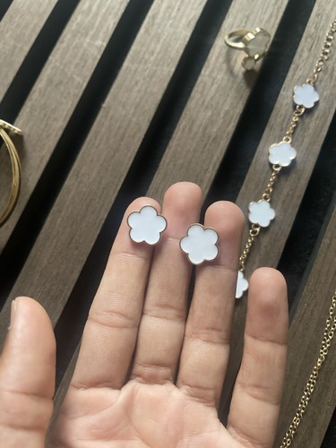 Flower earrings - flower,