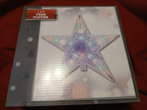 Christmas led tree topper - led,