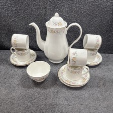 Lovely 14 piece - Mayfair Fine Bone China Part Tea Set - Alpine Flowers style