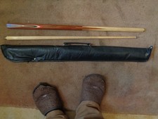 57" Sugg exelsa snooker cue, 2 piece, needs new tip