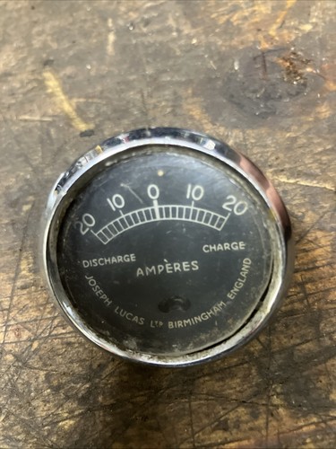 Vintage lucas ammeter type - vintage,