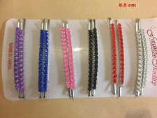 pair Diamante Crystal silver