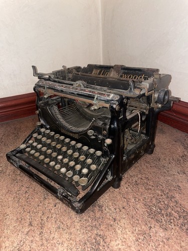 Underwood typewriter - underwood,