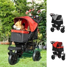 Folding 3 Wheel Pet Stroller