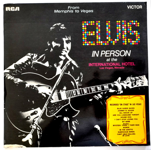 Elvis presley x lp - nm/ex,