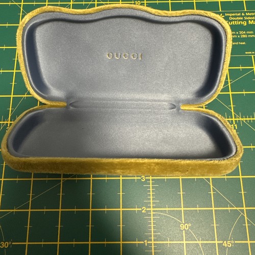 Gucci yellow velvet sunglasses - velvet,