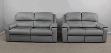 G Plan Harper Stingray Charcoal Power 3 & 2 Seater Sofas Power Headrest & Lumbar