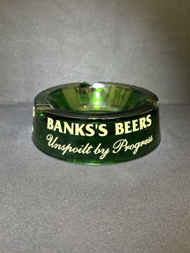 Vintage banks beers green - beers,