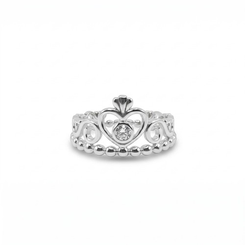 925 sterling silver tiara - cz,