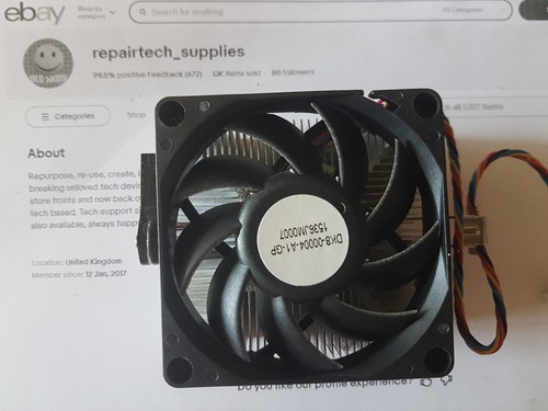 Amd stock heatsink fan - stock,