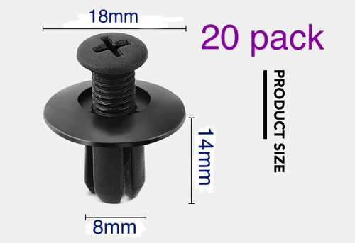 Pcs 8mm plastic rivets - pcs,