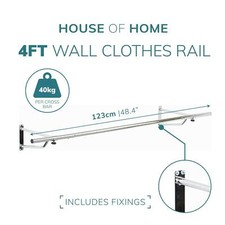 Clothes Rail Wall Mounted