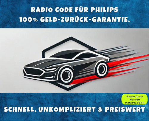 Philips radio code pin - radio, /