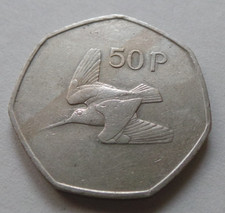 Ireland Eire 50p Coin 1988