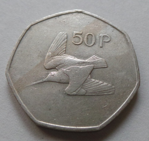 Ireland eire 50p coin 1988 - eire,