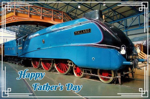Mallard train father day - train,