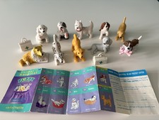Vintage Collectible 90s Puppy In My Pocket Bundle. Animal Hospital Toy Dogs 