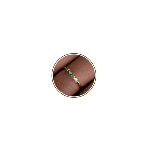 Birthstone rings pinky ring - rings,