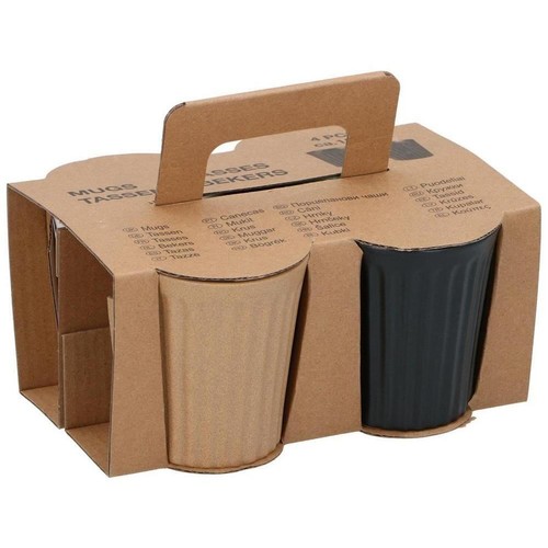 Piece ceramic mug set - piece,