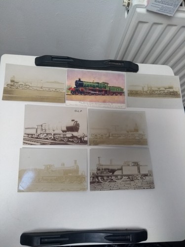 Vintage railway postcards - vintage,