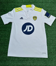 Leeds United FC 2021 Home T-Shirt Adidas Kit | Child Boys 12 Years Football Top